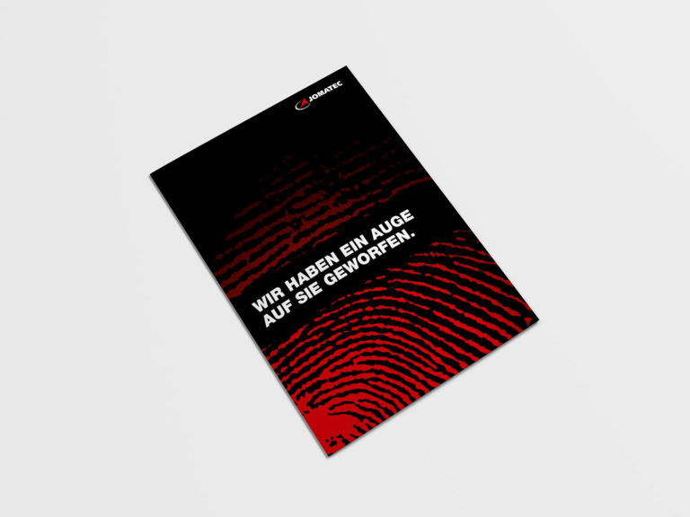 Broschüre Titelseite Jomatec Security Systems